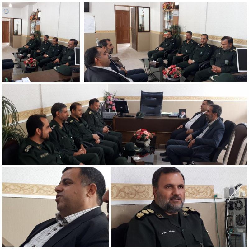 	فرمانده سپاه شهرستان صحنه با مدیریت آموزش و پرورش این شهرستان دیدار کرد 