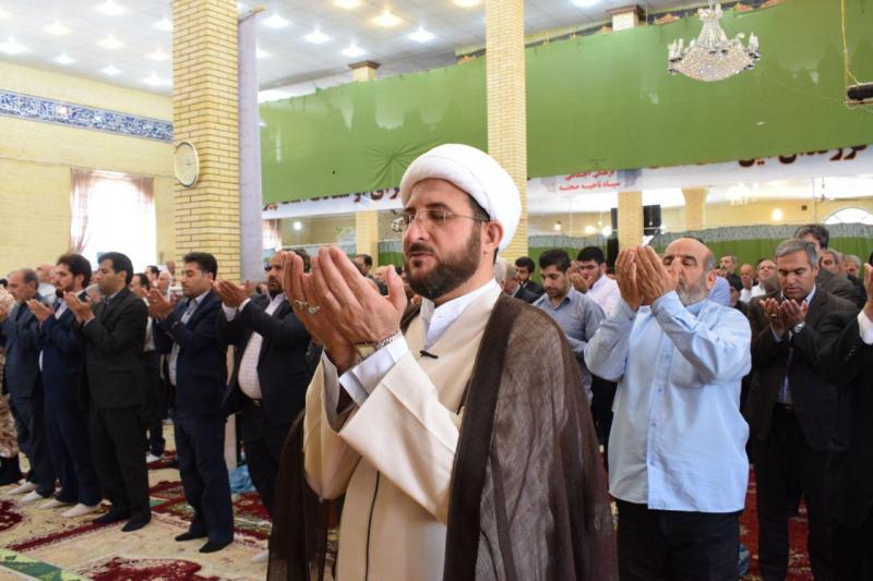 اولین نمازجمعه ماه مبارک رمضان درصحنه اقامه شد