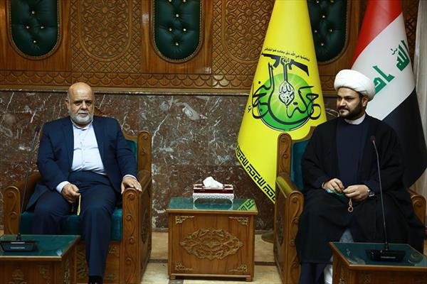 سفیر ایران در عراق با دبیرکل جنبش مقاومت اسلامی «نُجباء»دیدار کرد سفیر ایران در عراق با دبیرکل جنبش مقاومت اسلامی «نُجباء»دیدار کرد