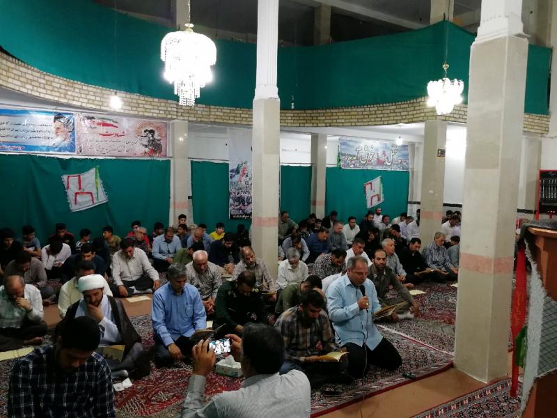 یادواره شهدای عملیات مرصاد در مسجد امیر المومنین(ع) شهر صحنه برگزار شد