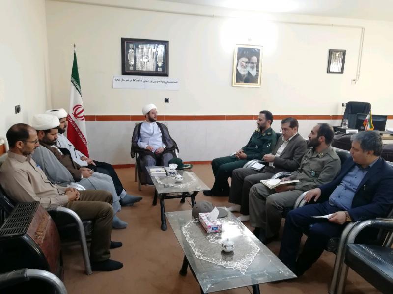 جلسه هماهنگی و برنامه ریزی روز جهانی مساجد در دفتر امام جمعه صحنه برگزار شد
