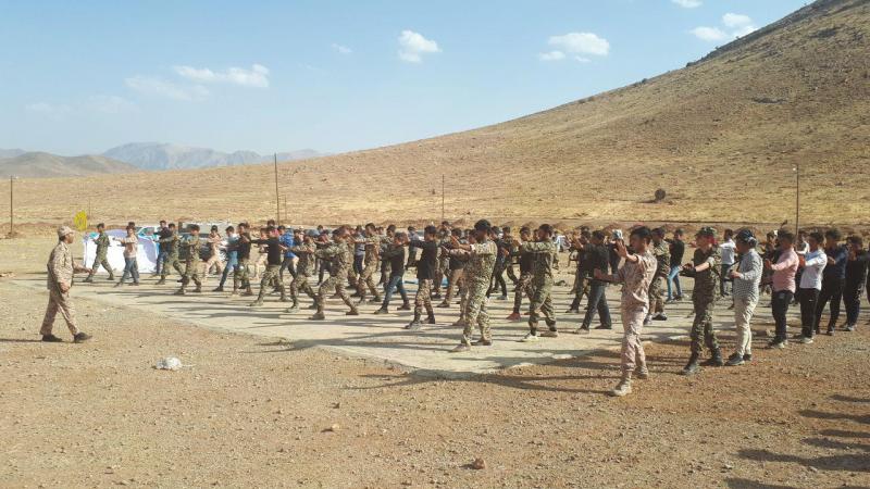 رزمایش اقتدارعاشورایی توسط سپاه ناحیه شهرستان صحنه برگزار شد