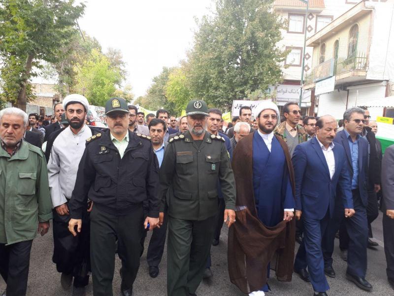 راهپیمایی باشکوه 13 آبان در صحنه برگزار شد 
