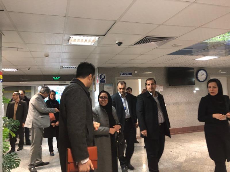 معاون پرستاری وزارت بهداشت، از بیمارستان دکتر معاون بازدید کرد + عکس
