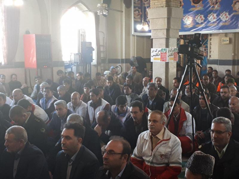 بزرگداشت 9 دی در شهرستان صحنه برگزار شد