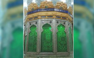 نیم‌ضریح خیمه‌گاه حضرت زینب (س) در کربلای معلی نصب شد 