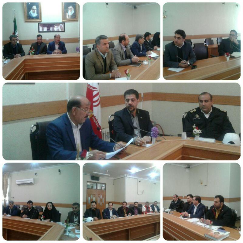  جلسه شورای ترافیک شهرستان صحنه برگزار شد