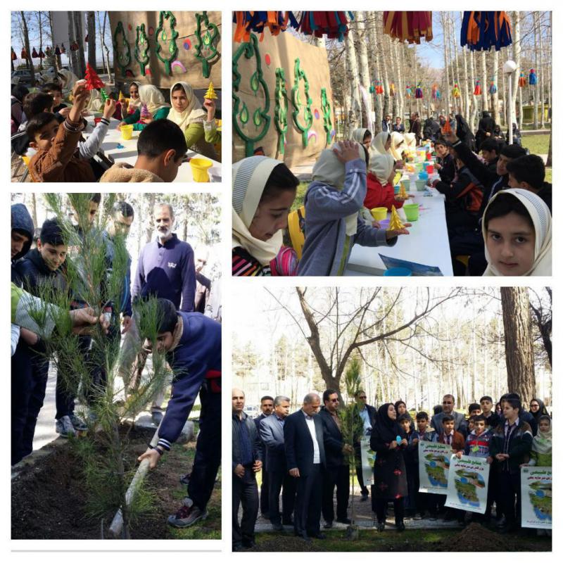  مراسم قلب سبز زمین با حضور کودکان صحنه ای برگزار شد