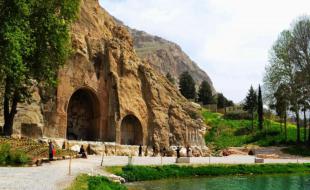  احتمال ریزش طاق های هزار ساله طاقبستان بر اثر سیل 