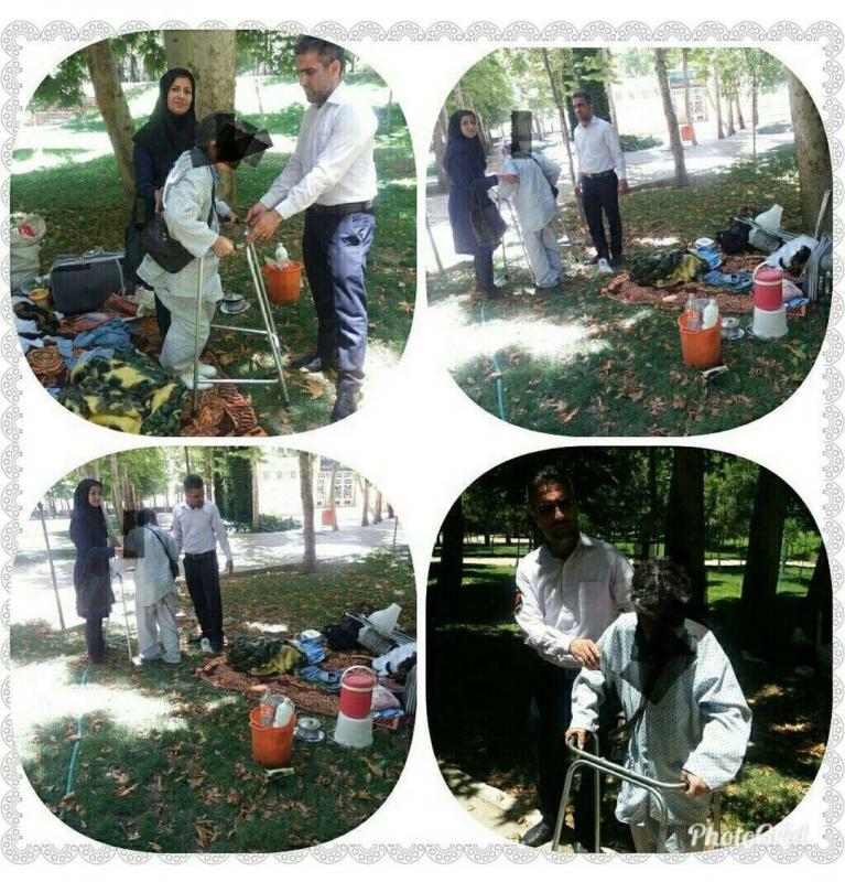 سالمند رها شده در صحنه به مرکز نگهداری بهزیستی انتقال یافت سالمند رها شده در صحنه به مرکز نگهداری بهزیستی انتقال یافت