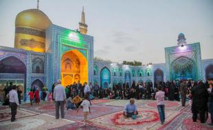  شبیه‌سازی صحن انقلاب حرم امام رضا(ع) در کرمانشاه 