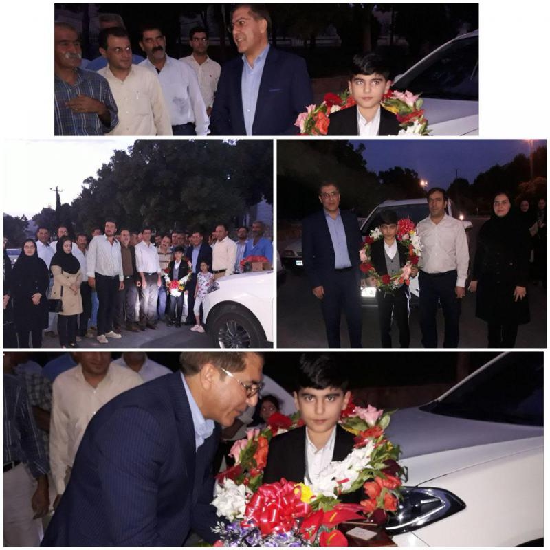 نوجوان صحنه ای رتبه اول مسابقات چرتکه کشور را از آن خود کرد
