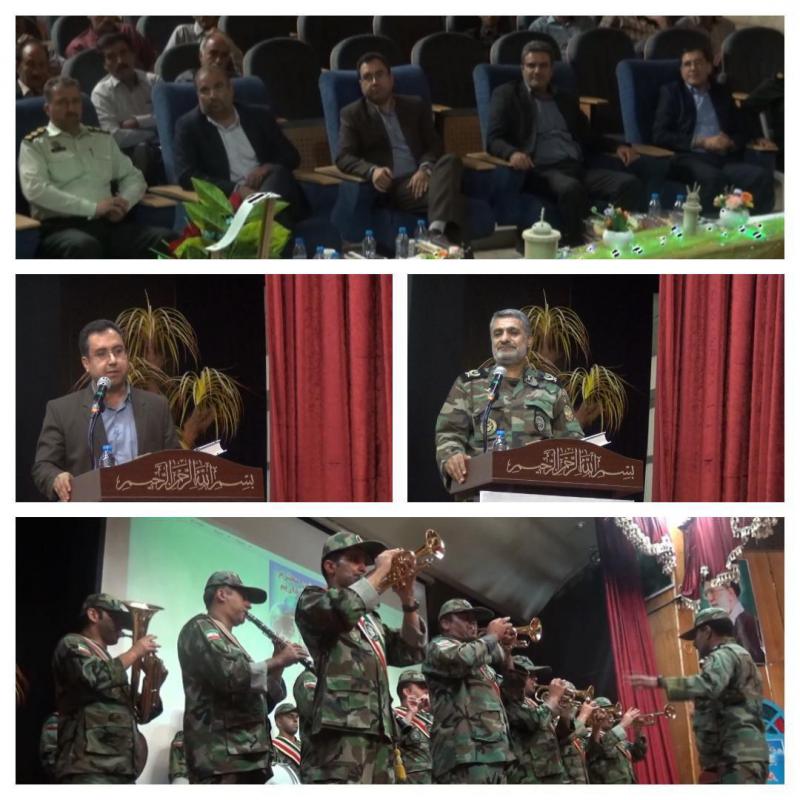 مراسم بزرگداشت سالروز ورود آزادگان شرق استان کرمانشاه در صحنه برگزارگردید