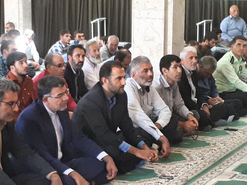 نماز عبادی سیاسی جمعه این هفته شهرستان صحنه اقامه شد