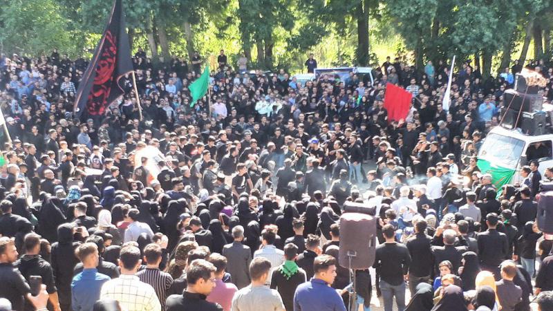 مراسم عاشورای حسینی در صحنه برگزار شد 