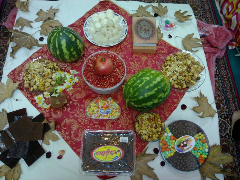 	آیین شب یلدا در شهرستان صحنه 