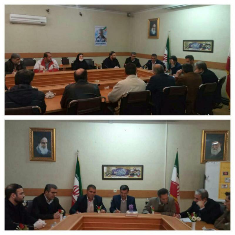 جلسه ستادمدیریت بحران شهرستان صحنه برگزار شد 