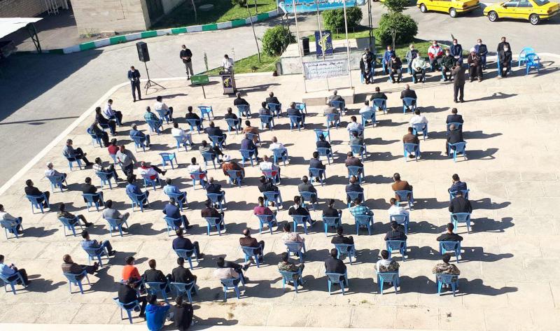 رزمایش تذکر لسانی ستاد امر به معروف و نهی از منکر شهرستان صحنه برگزار شد