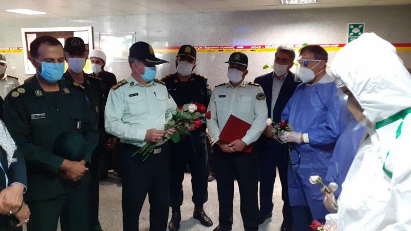 مراسم تجلیل از مدافعان سلامت شهرستان صحنه انجام شد + عکس
