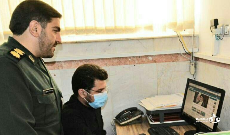  بازدید معاون فرهنگی سپاه حضرت نبی اکرم(ص) از شبکه اطلاع رسانی مرصاد