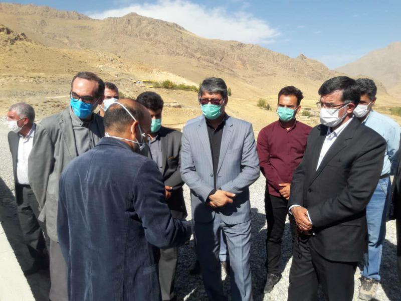 بازدید و سرکشی از سد مخزنی قشلاق شهرستان صحنه 