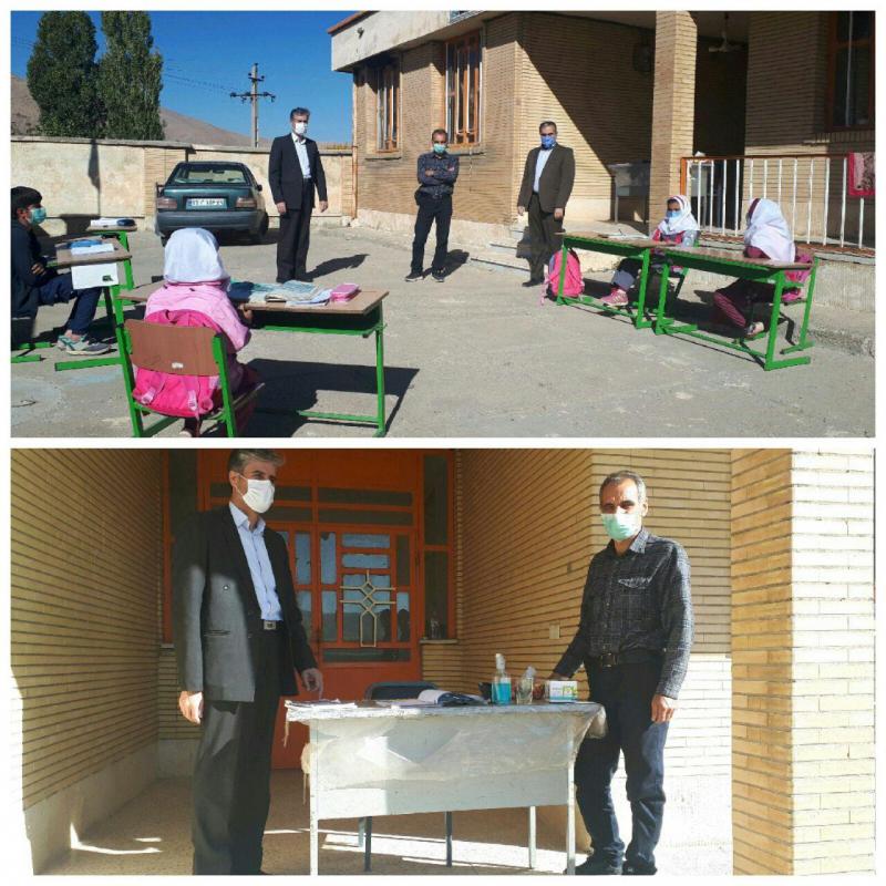 پروتکل های بهداشتی در مدارس صحنه به خوبی انجام گرفته است