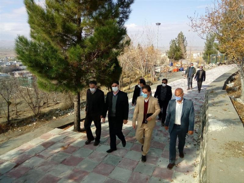 بازدید فرماندار کنگاور از شهر گودین + تصویر