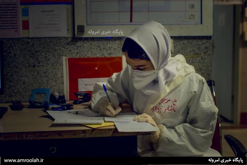 نبرد مدافعین سلامت بیمارستان دکتر معاون صحنه با ویروس کرونا / تلاش بی وقفه سفید پوشان همچنان ادامه دارد