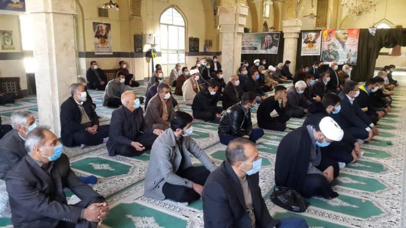 نماز عبادی سیاسی جمعه این هفته شهرستان صحنه برگزار شد