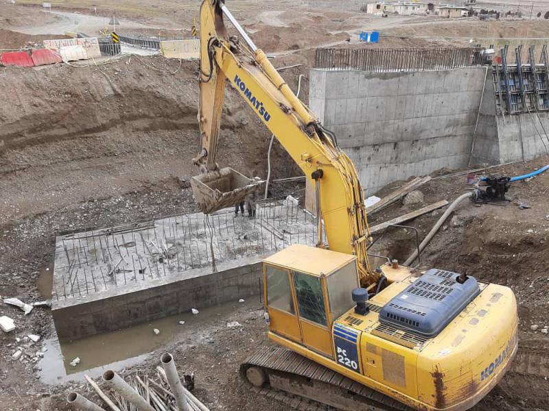  ساخت بزرگترین پل استان کرمانشاه با دهانه 39 متر