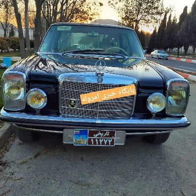 اولین خودرو بنز با پلاک تاریخی در غرب کشور در صحنه