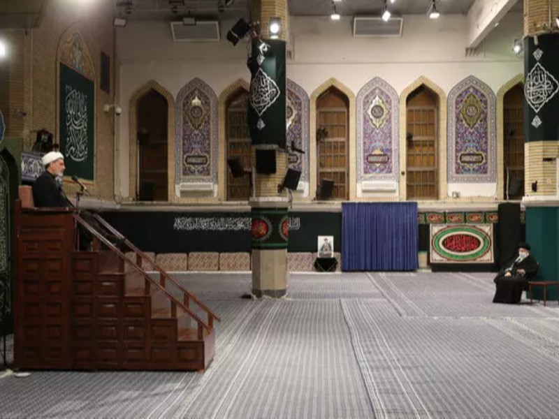 دومین شب عزاداری شهادت حضرت فاطمه‌ زهرا (س) در محضر رهبر انقلاب