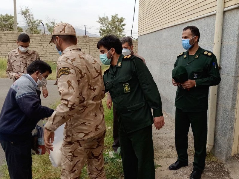 نهمین مرحله از رزمایش کمک مومنانه توسط سپاه شهرستان صحنه انجام شد