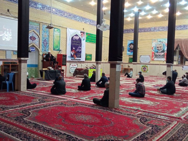 برگزاری مراسم شب شهادت امام علی ع در صحنه