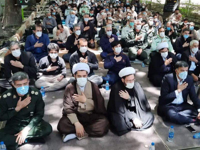 مراسم سالگرد ارتحال امام خمینی(ره) در صحنه برگزار شد