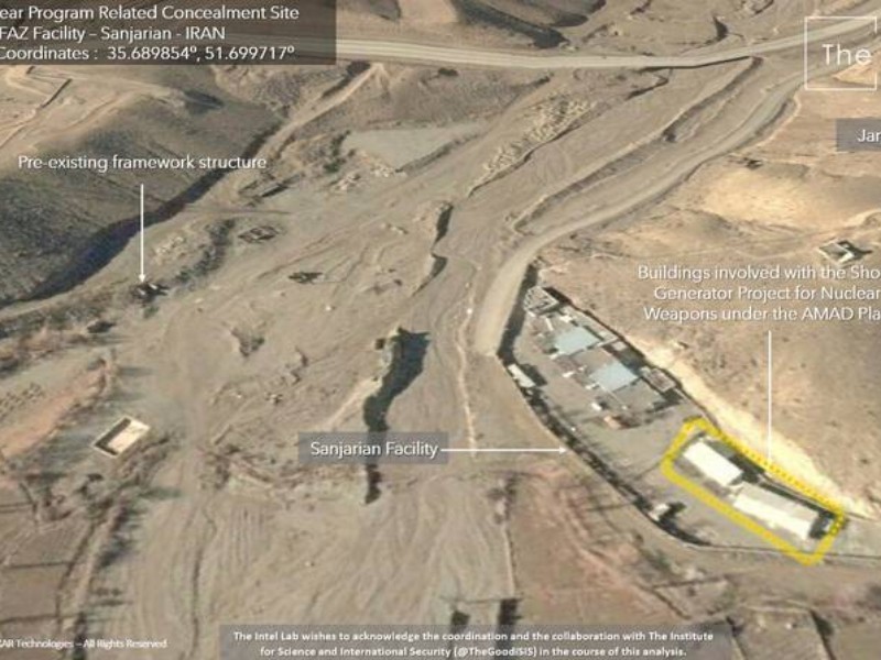 گاف عجیب ماهواره‌های جاسوسی اسرائیل در مورد سایت هسته‌ای سنجریان +عکس