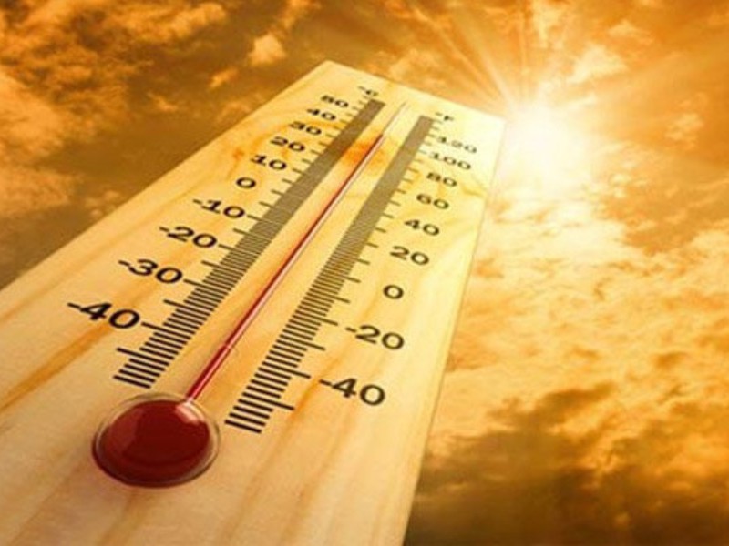 دمای هوای شهر صحنه گرمتر می شود