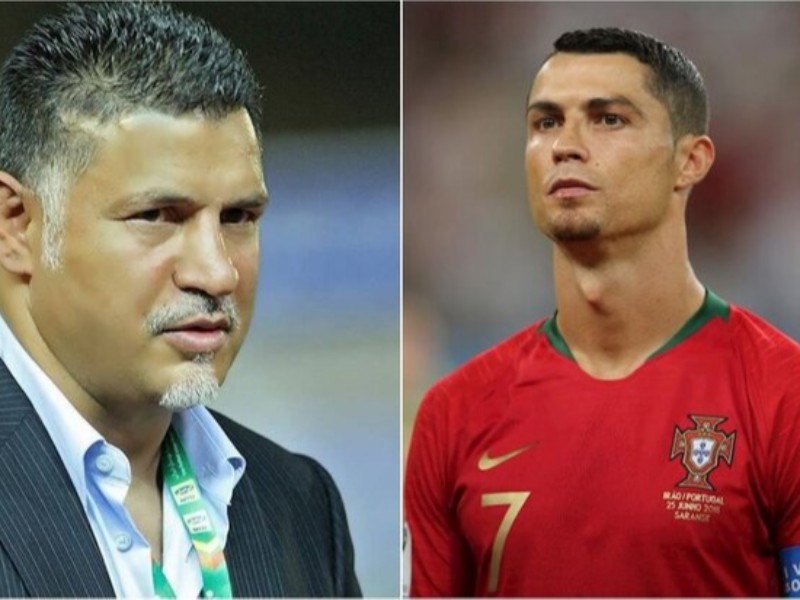 کریستیانو رونالدو هم دوش علی دایی شد کریستیانو رونالدو هم دوش علی دایی شد