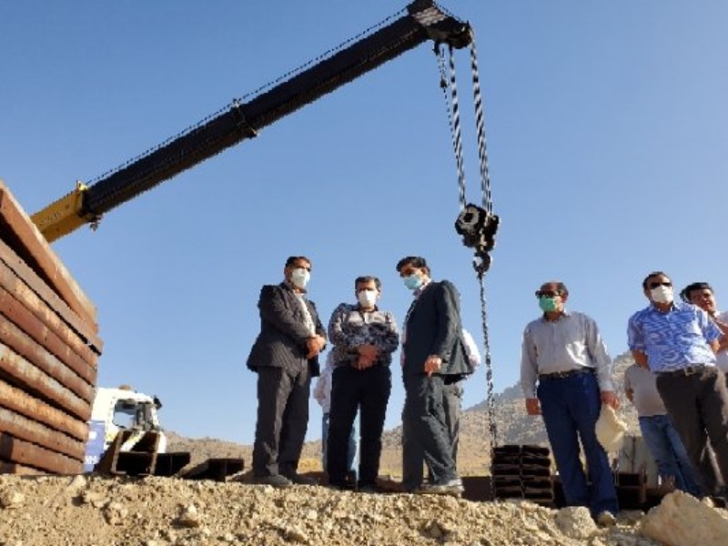 بهره‌برداری از پل جدید روستای علی آباد گروس شهرستان صحنه