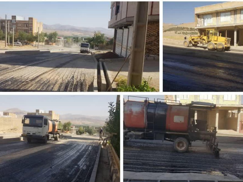 تمام معابر و کوچه های خاکی شهر آسفالت خواهند شد