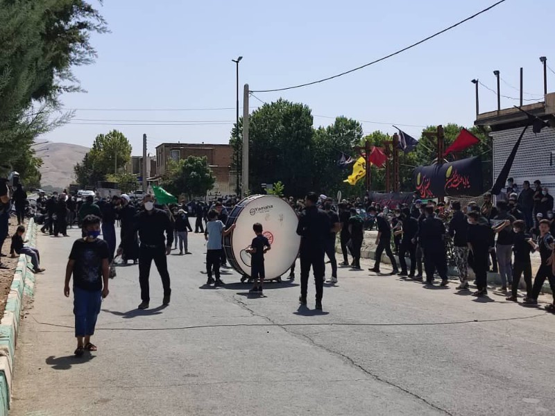 مراسم عزاداری عاشورای حسینی در صحنه برگزار شد