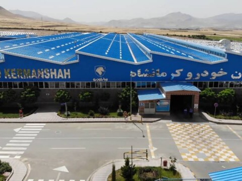 تولیدات ایران خودرو واقع در شهرستان صحنه ۲۳ درصد افزایش یافته است