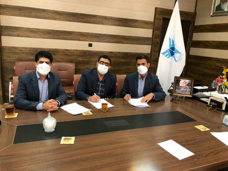 انعقاد تفاهم‌نامه دانشگاه آزاد اسلامی با بینش مطهر شهرستان صحنه