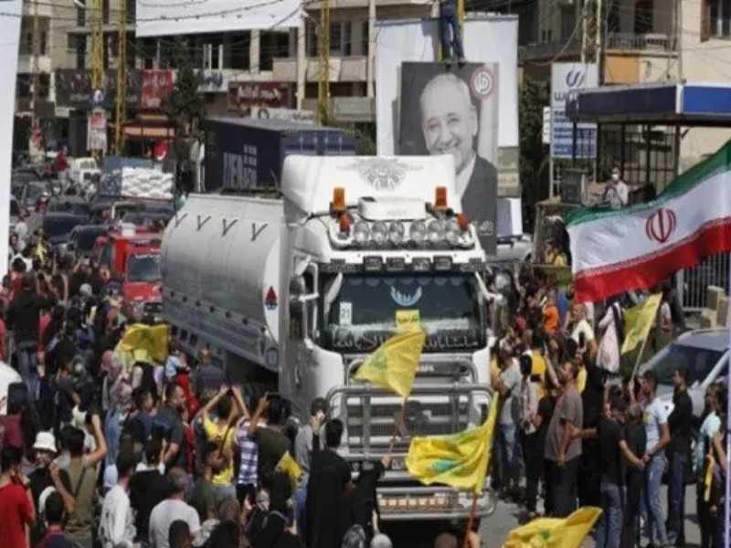 دومین کاروان تانکرهای حامل سوخت ایران وارد لبنان شد