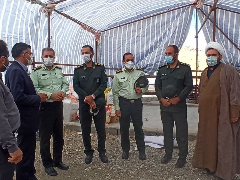 بازدید مسئولین شهرستان صحنه از موکب محبان علی بن ابی طالب