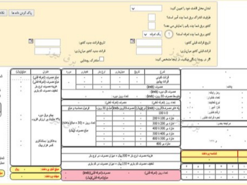 تشکیل کمیته مشترکی برای بررسی نحوه محاسبه قبوض برق