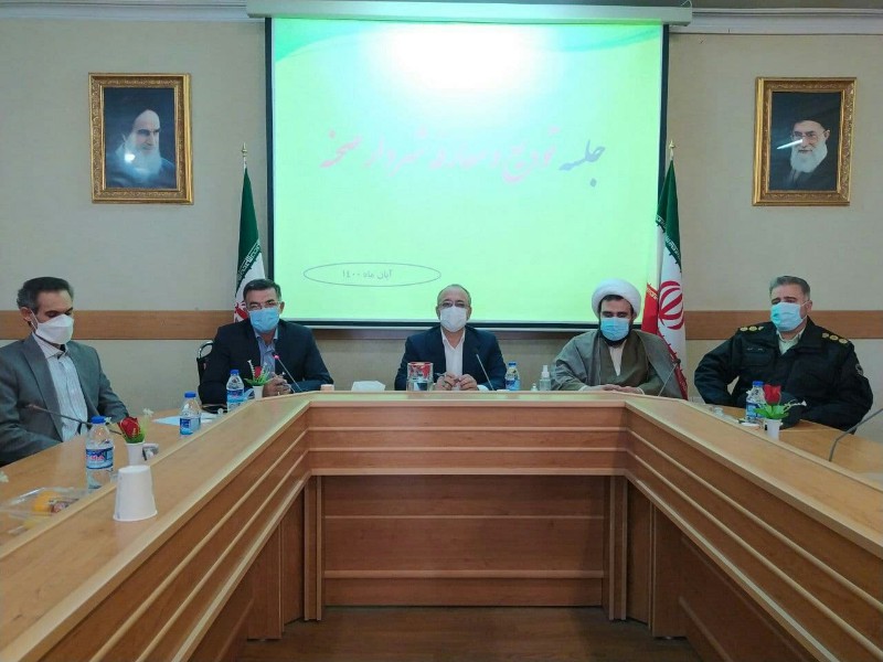 مراسم تودیع و معارفه شهردار صحنه برگزار شد