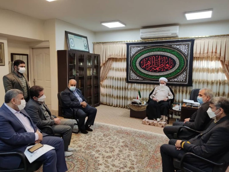 دیدار وزیر آموزش و پرورش جناب دکتر یوسف نوری با حضرت آیت الله علما نماینده ولی فقیه و امام جمعه استان کرمانشاه در مورخ1400/9/25
