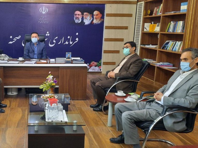 مراسم تودیع _ معارفه رئیس منابع طبیعی و آبخیزداری شهرستان صحنه