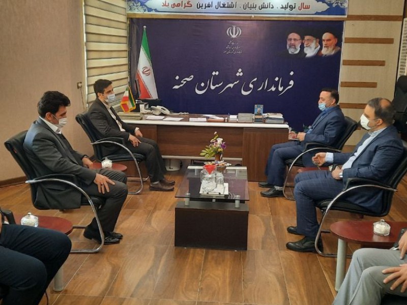 دیدار رییس دادگستری و دادستان صحنه با فرماندار